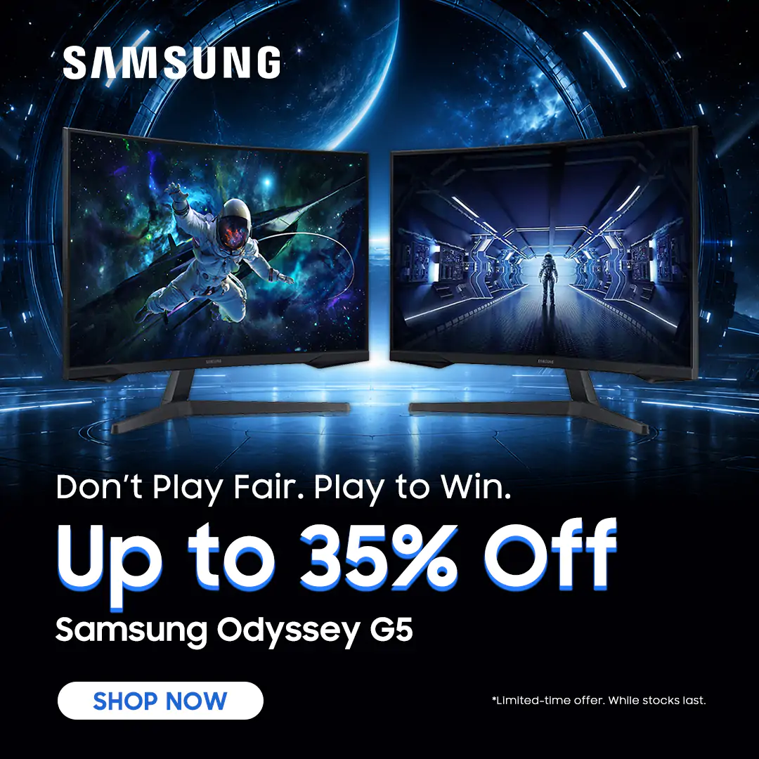 Save Up to 35% on Samsung Odyssey G5 Monitors
