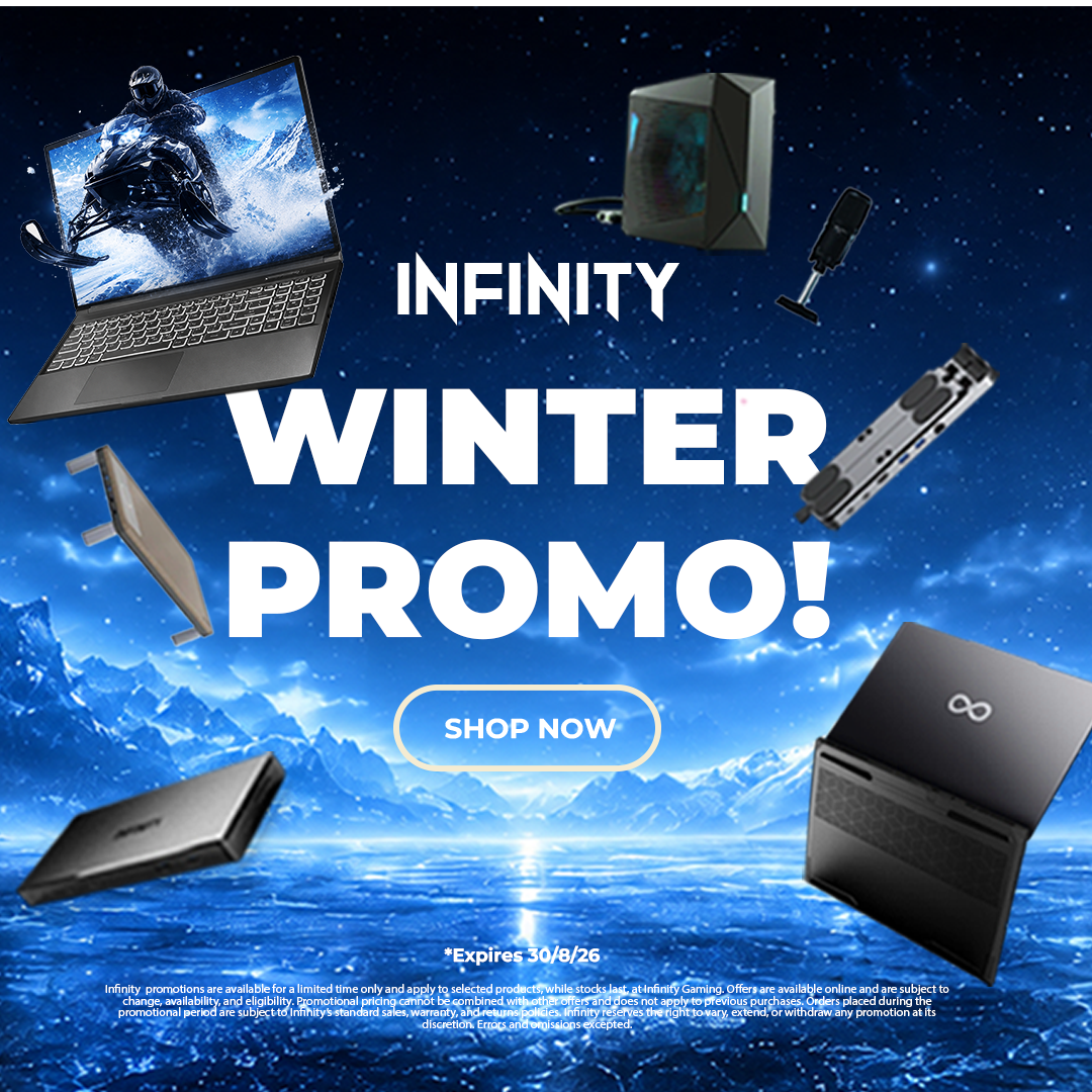 Infinity Gaming Laptop & Accessories Winter Promotion