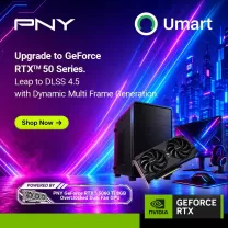 Upgrade to PNY GeForce RTX™ 50 Series | Leap to DLSS 4.5 with Dynamic Multi Frame Generation