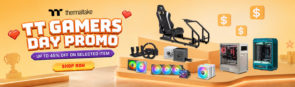 Thermaltake TT Gamers Day Promo | Up to 45% Off Selected Gaming Gear