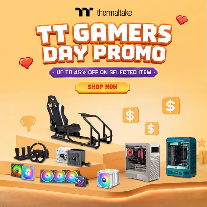 Thermaltake TT Gamers Day Promo | Up to 45% Off Selected Gaming Gear