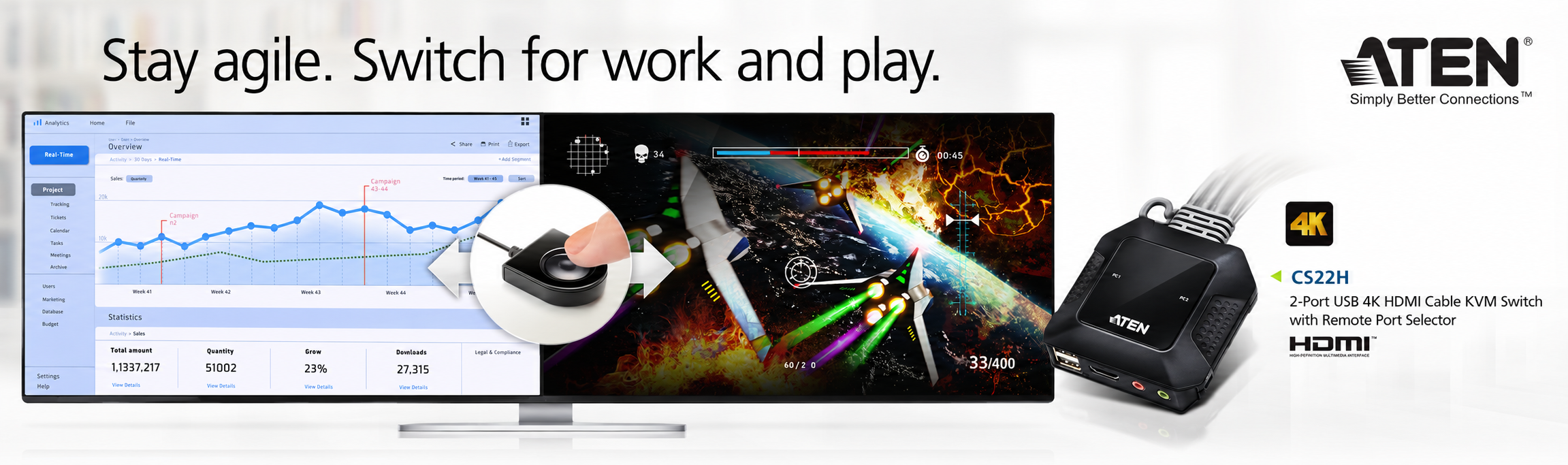 ATEN Father’s Day Sale | Up to 10% Off USB‑C KVM, USB & HDMI Video Switches for AI Laptop & Gaming