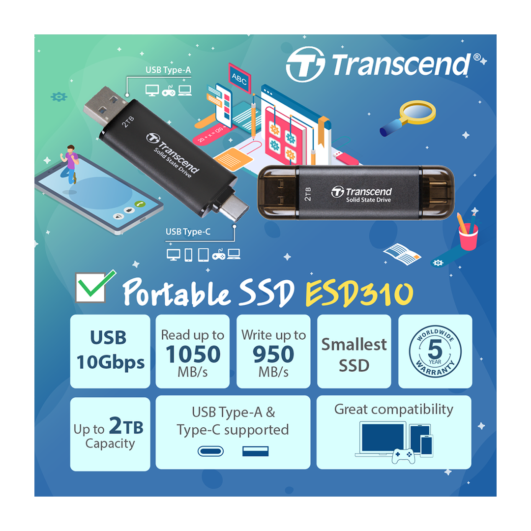 Refresh Your Setup with Transcend SSDs, Memory, USB Drives & More