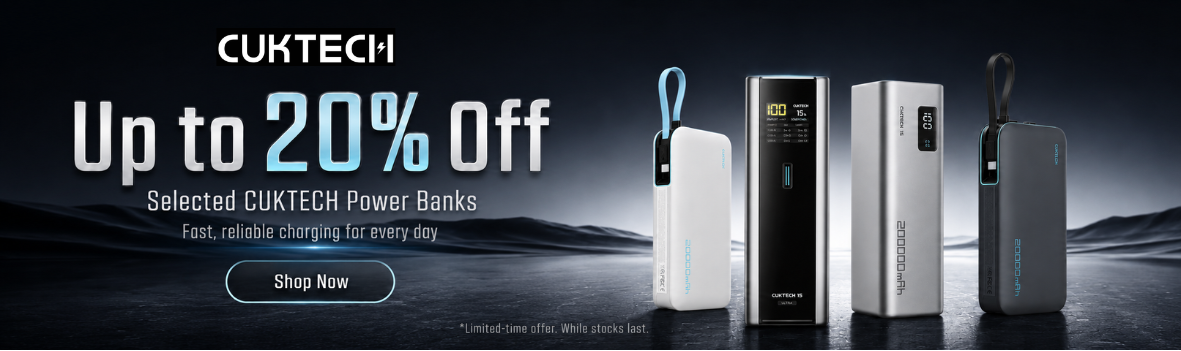 Cuktech Power Bank September Sale - Up to 20% Off