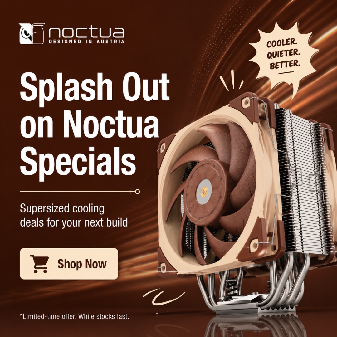 Noctua Promotion – Save Up to $25 on Listed Products