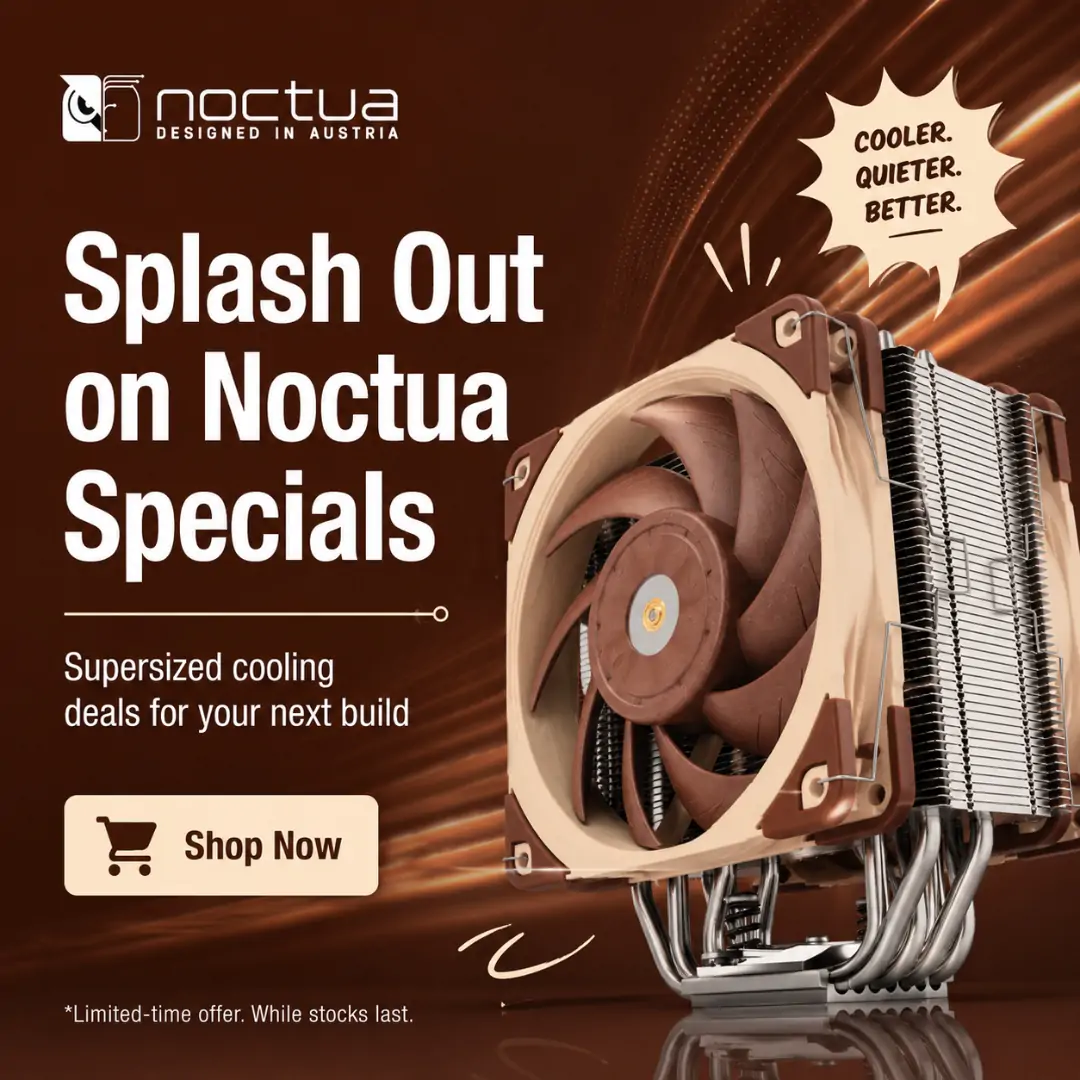 Noctua Promotion – Save Up to $25 on Listed Products