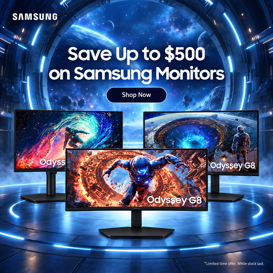 Samsung Monitor Sale – Save Up to $500 on Select Models