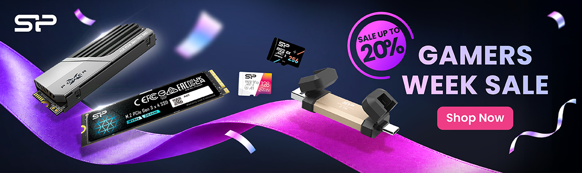 Silicon Power Gamers Week Sale | Save Up to 20% on Storage