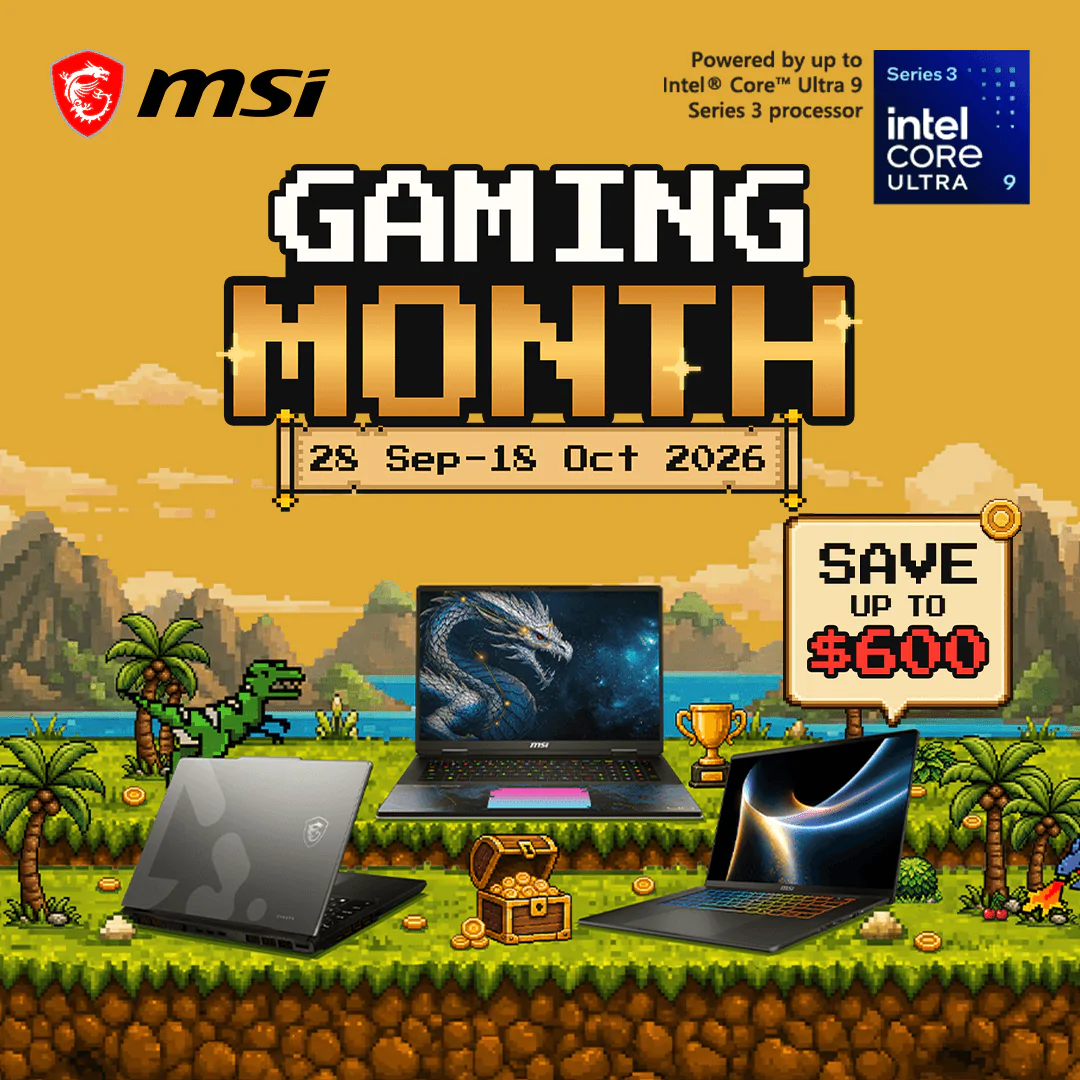 MSI Gaming Month | Save Up to $1,000 on Gaming Laptops & Handhelds