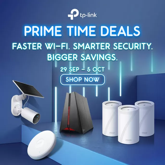 Up to 30% Off TP-Link & Mercusys Networking and Smart Home