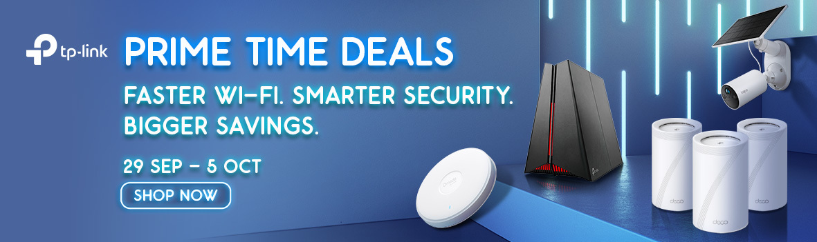 Up to 30% Off TP-Link & Mercusys Networking and Smart Home