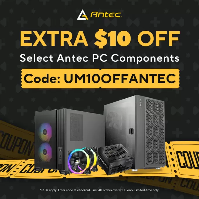 Exclusive | Get an Extra $10 OFF Coupon on Antec PC Components