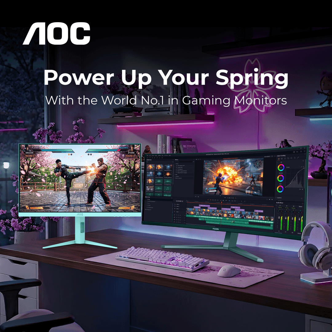 Power Up Your Spring | Save Up to $200 on AOC Monitors
