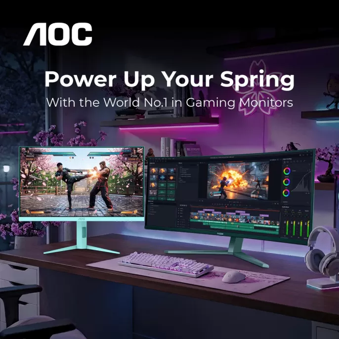 Power Up Your Spring | Save Up to $200 on AOC Monitors