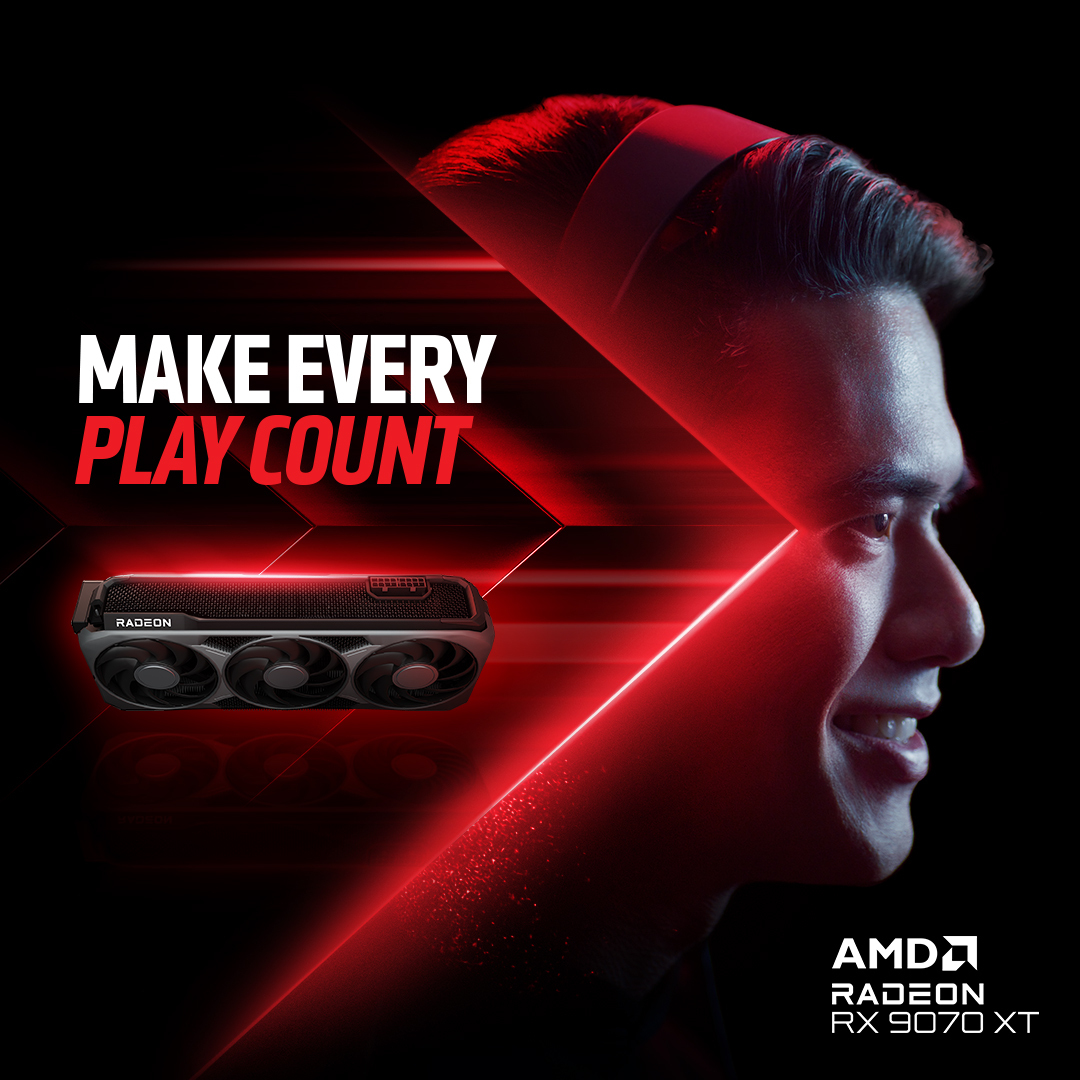 Make Every Play Count with AMD Radeon™ RX 9070 XT Graphics Cards
