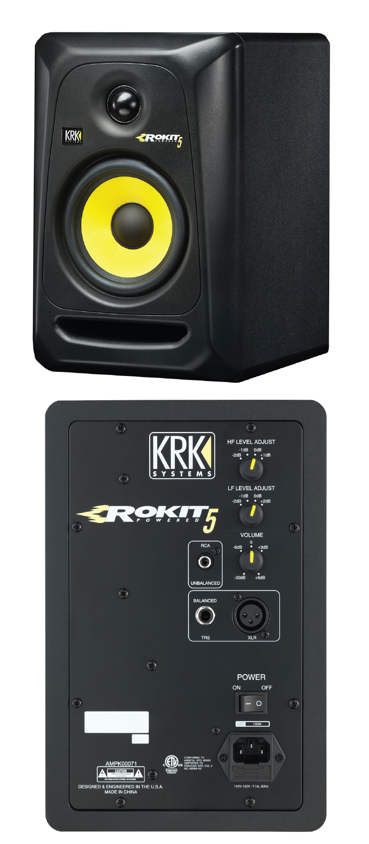 KRK ROKIT 5 Studio Monitor Speakers (Single) - Umart.com.au