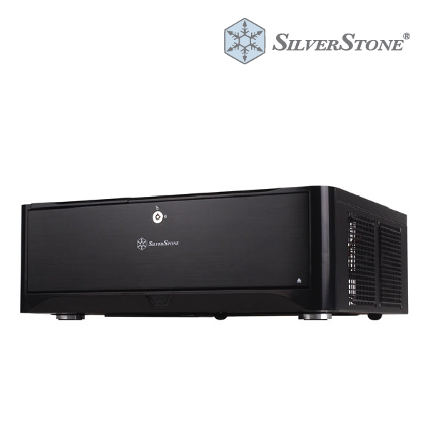 Silverstone Black Micro ATX Desktop Case USB3 (GD06B) - Umart.com.au