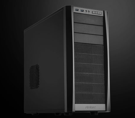 Antec Three Hundred Two Black Mid Tower Gaming Case The Essentially Cool And Quiet Case No Umart Com Au