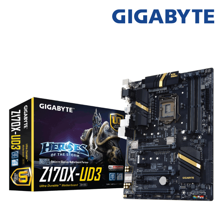 Gigabyte Ga Z170x Ud3 Lga 1151 Atx Motherboard Umart Com Au