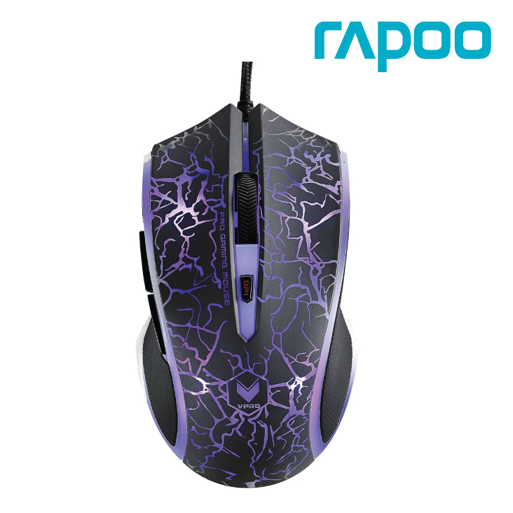 Rapoo V20 RGB Optical Gaming Mouse Lighting Black  Umart.com.au