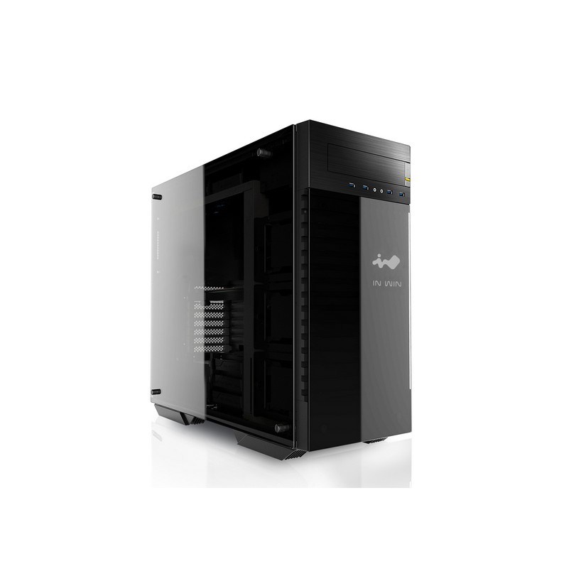 Inwin 509 Black SECC Tempered Glass WaterCooling Ready Gaming Chassis