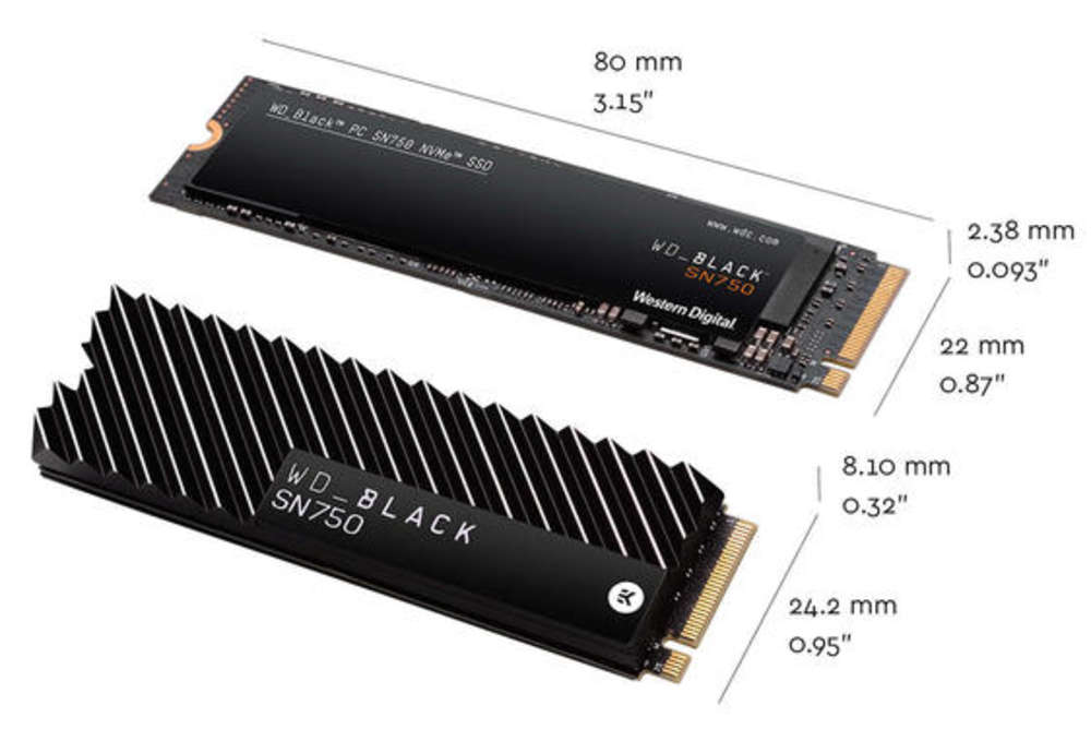 Wd Black 1tb Sn750 M 2 Nvme Ssd Umart Com Au