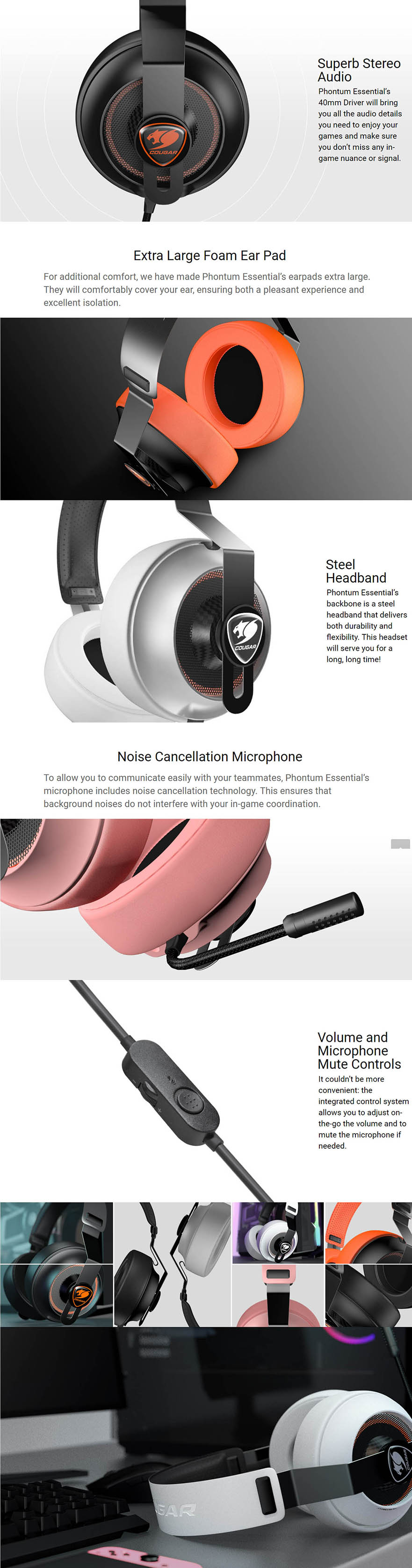 cougar phontum essential gaming headset