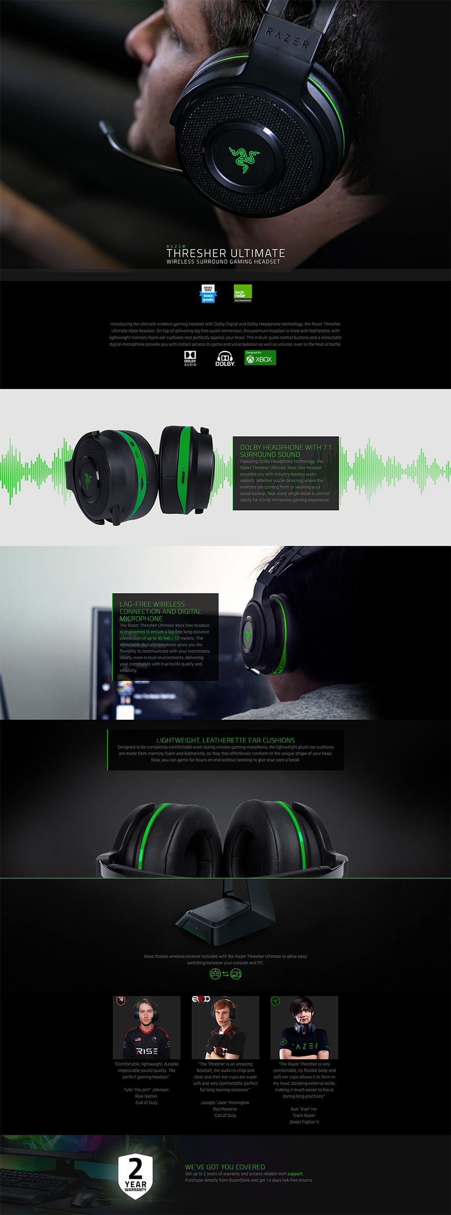 Razer Thresher Ultimate Headset for Xbox One - Umart.com.au