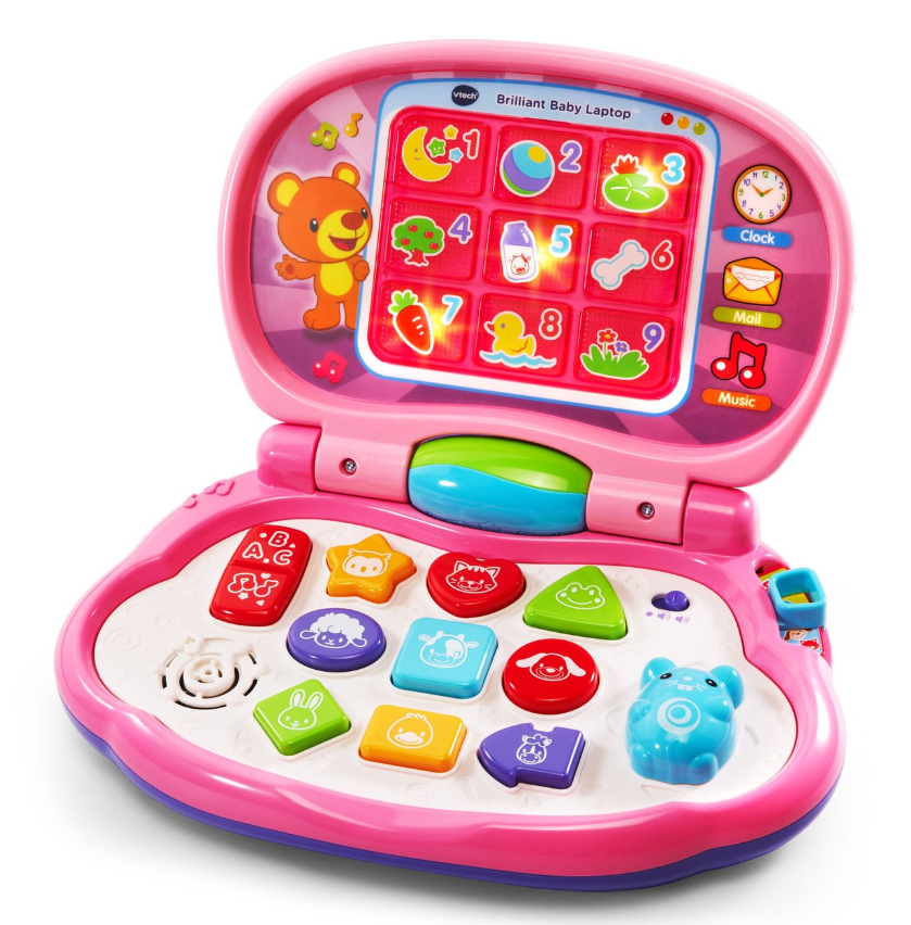 VTech Baby's Laptop Pink - Umart.com.au