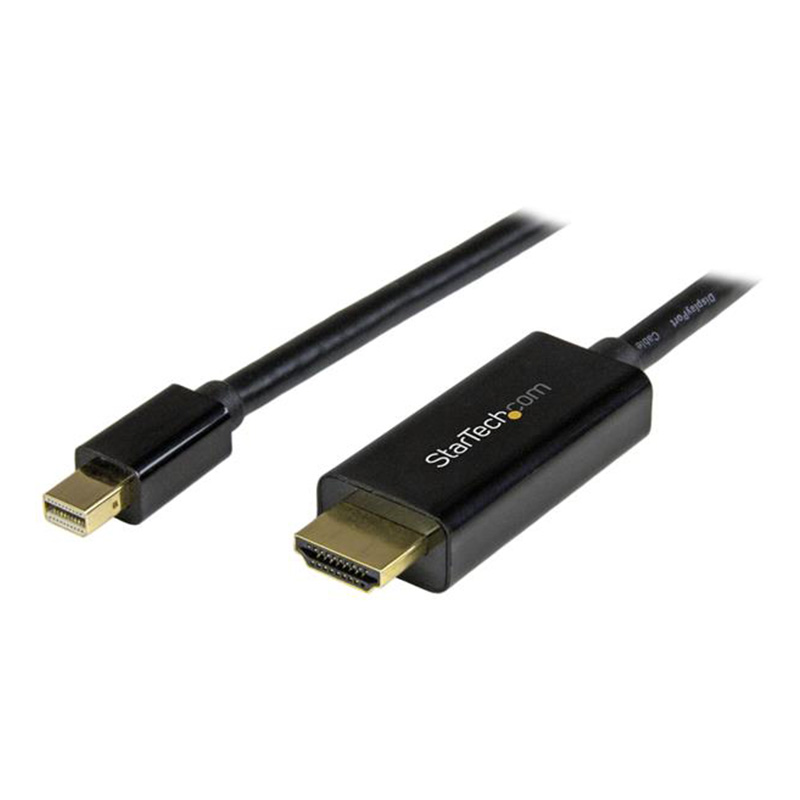 Startech 2m Mini Display Port to HDMI Adaptor Cable - Black - Umart.com.au