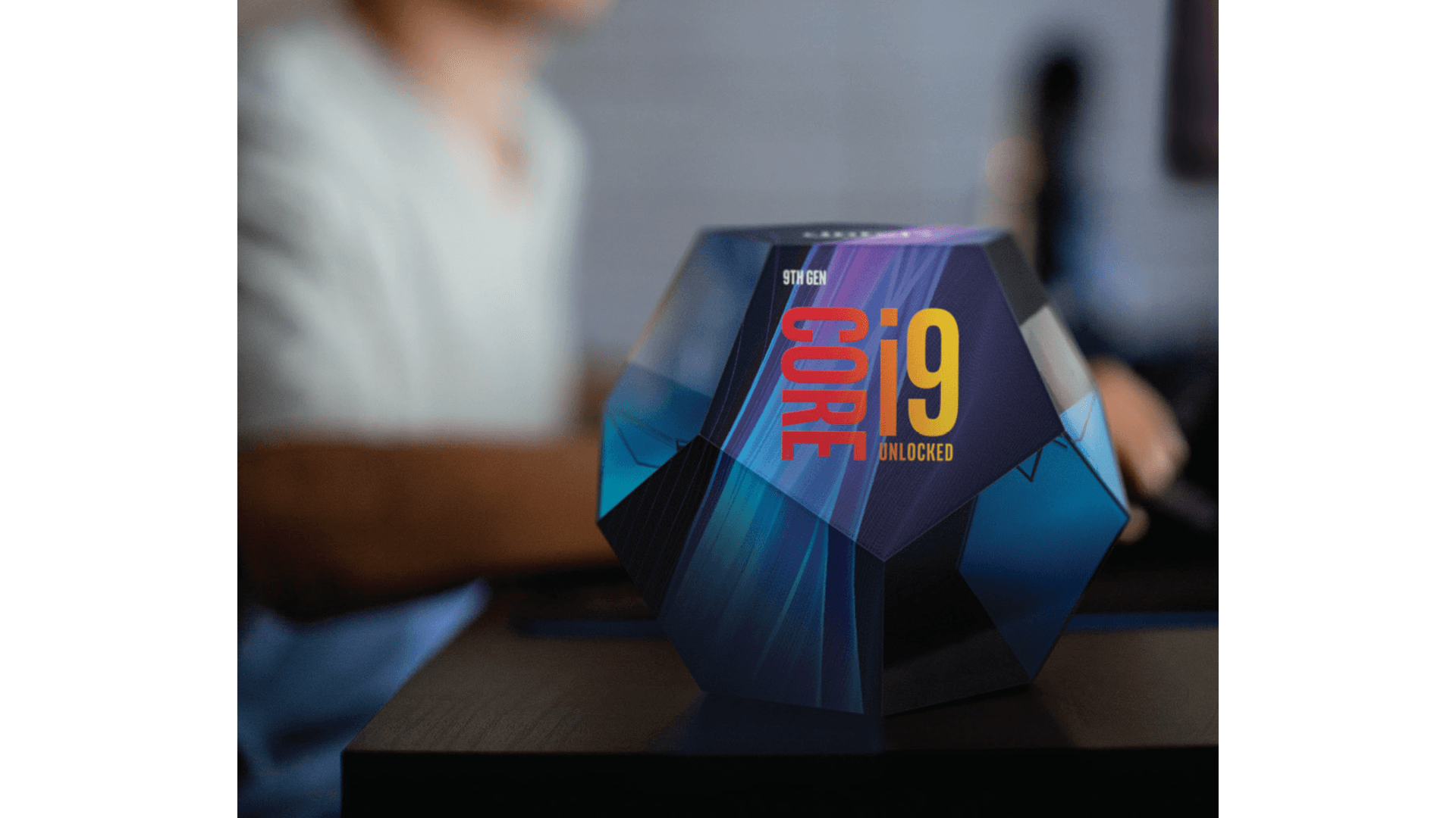 9th gen core i9 cube with background image