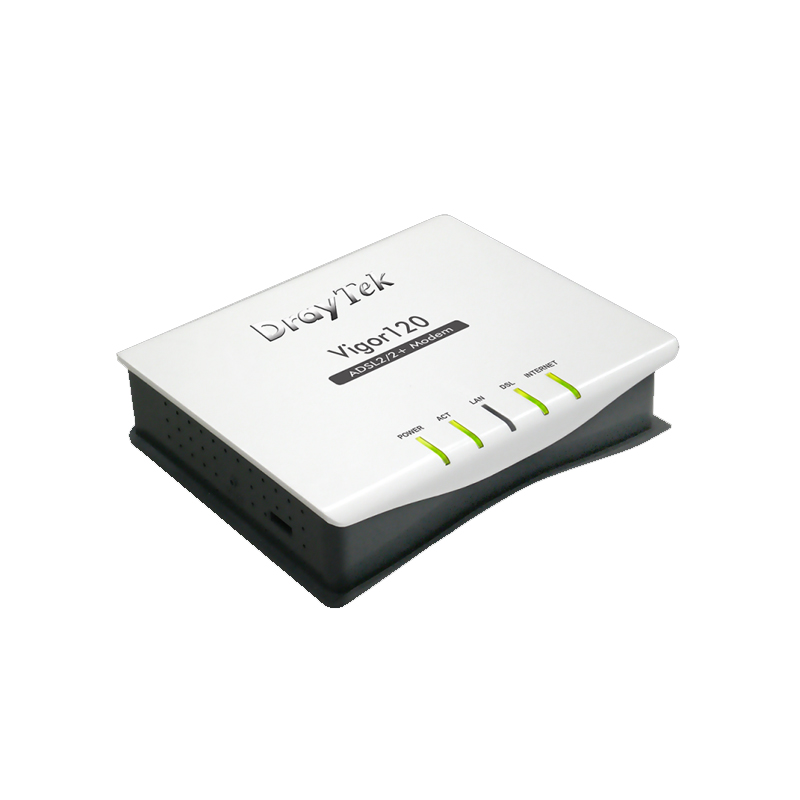 Draytek Vigor120 ADSL2+ Firewall Modem Router Multi-PVC 10100 LAN WAN Port URL Filtering DNS.jpg