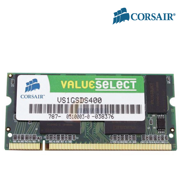 Corsair 1GB PC-3200 200-pin SO-DIMM DDR RAM