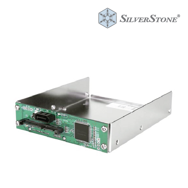 NEW! Silverstone SST-HDDBOOST 3.5 Bay device, support 2.5 SSD, 1.0 mm SPCC with Nickel Plating, SATA