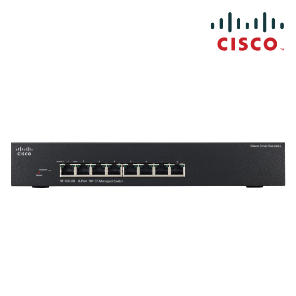 Cisco SF300-08 8 Port 10/100 Switch