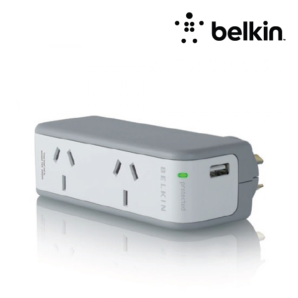 Belkin BZ102055AUTVL Notebook Surge Protector with USB Charger