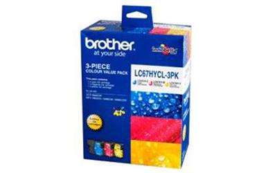 Brother LC-67HYCL3PK High Yield Colour Value PAck for DCP-385C