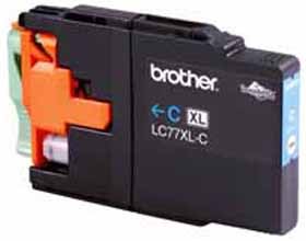 Brother LC-77XLC Super High Yield Cyan Ink Cartridge