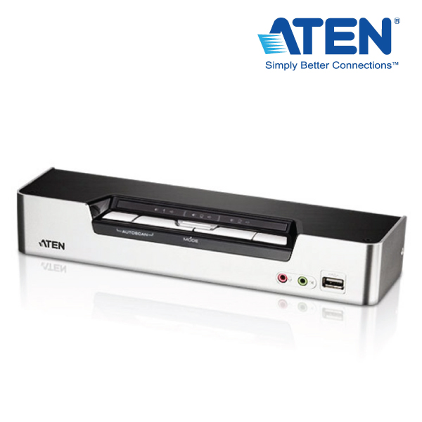 Aten CS1794C-AT-U 4 Port USB HDMI KVMP Switch with DOLBY Audio, USB Hub - Cables Included