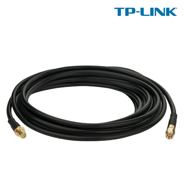 TP-LINK TL-ANT24EC5S Low-loss Antenna Extension Cable, 2.4GHz, 5 meters Cable length, RP-SMA Male to