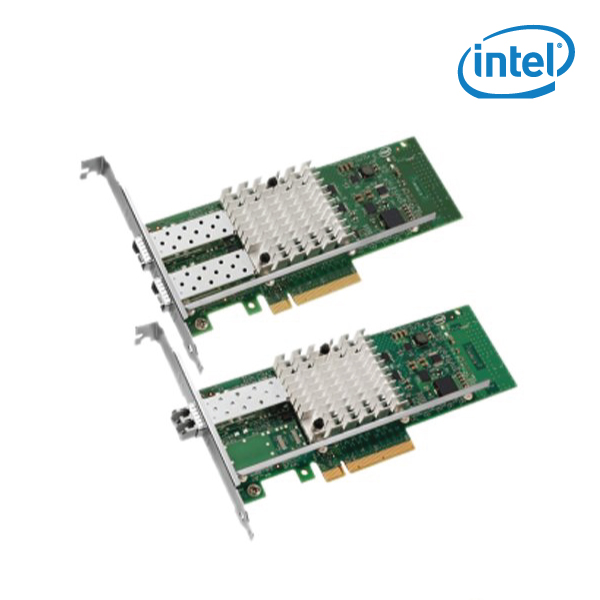 Intel 10GbE Dual Port Server Adapter, X520-SR2, PCIe v2.0, LC Fiber Optic, Low profile&Full Height,