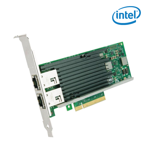 Intel X540T2 10GbE Dual Port Ethernet Converged Network Adapter X540-T2, PCIe v2.1, RJ-45 Copper, Lo