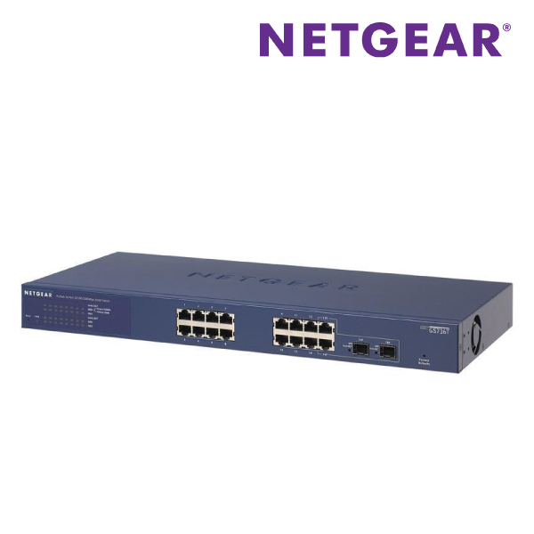 Netgear GS716T V2 16x Smart Gigabit Switch w 2x SFP*GBIC slots