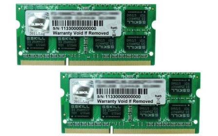G.Skill 16GB DDR3-1600 16GB Dual Channel SODIMM [SQ] F3-1600C10D-16GSQ