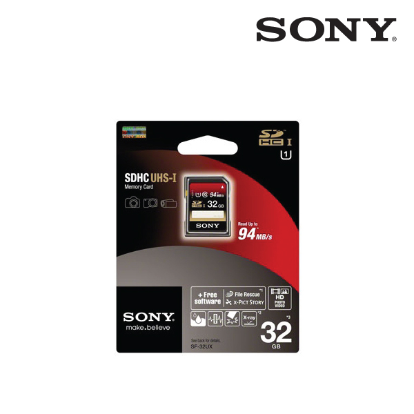 32GB SDHC MEMORY CARD UHS-1 CL10 Sony