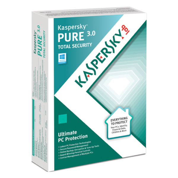 Kaspersky Pure 3.0 Total Security Retail Single user