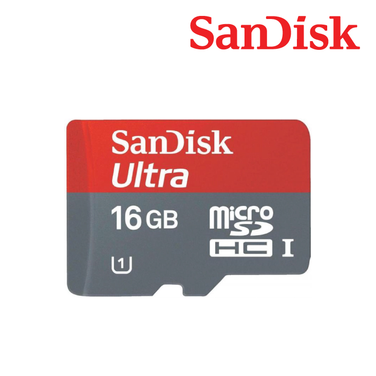 Sandisk 16Gb Ultra mSDHC UHS-I Class10