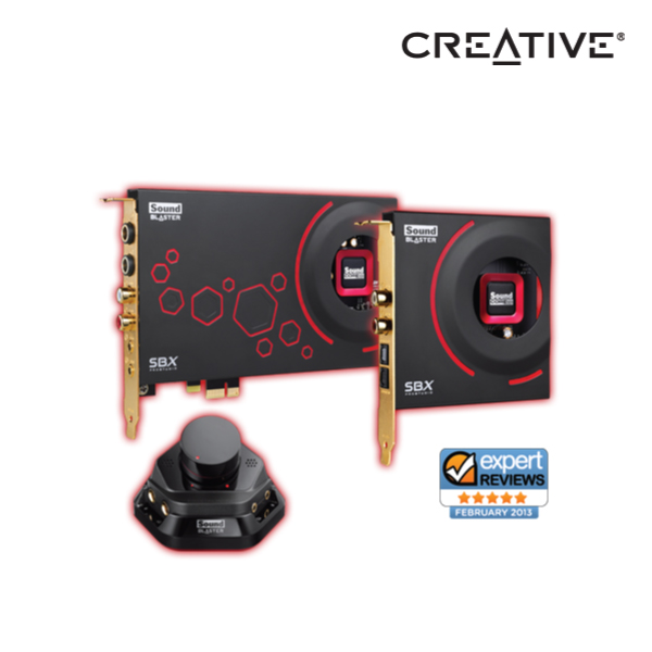 Creative Sound Blaster ZxR High Performance PCIe Sound Card