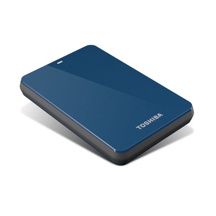 Toshiba 500G Connect V7 USB 3.0 Portable External Hard Drive BLUE