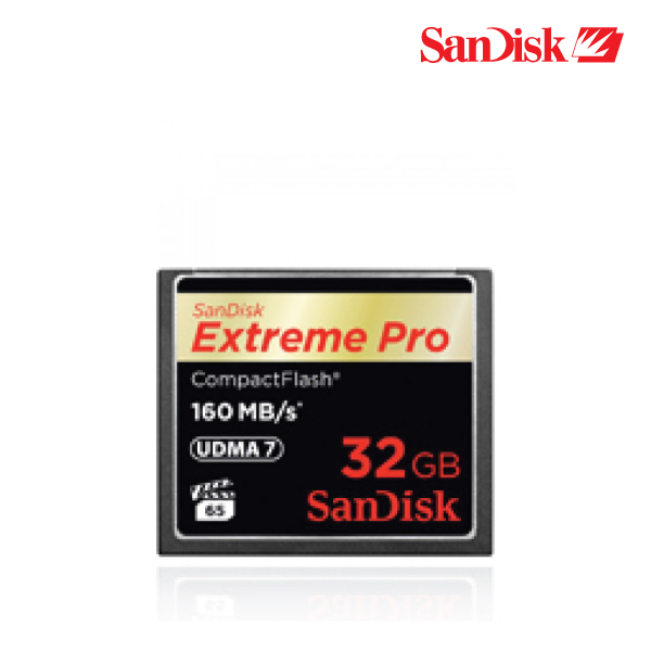 Compact Flash Card SDCFXPS-032G-XQ46 32GB Extreme Pro 160 MB/s* RW Sandisk